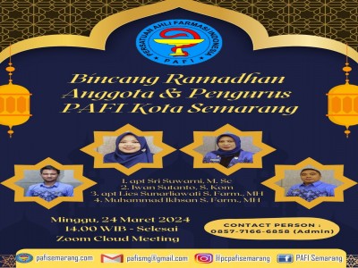 BINCANG RAMADHAN ANGGOTA & PENGURUS PAFI KOTA SEMARANG
